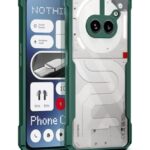 TPU Shock Proof Clear Protective Back Case for Nothing Phone 2A|Nothing Phone 2A Plus-Airedge Technology|360 Degree Camera Protection|Transparent Hybrid Back Case Mobile Cover-Green