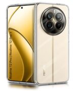 Crystal Clear Transparent Back Case Cover for Realme 12 Pro 5G | Realme 12 Pro Plus 5G | P1 Pro 5G | Device & Camera Protection Shockproof TPU | Flexible Silicone Back Cover Transparent