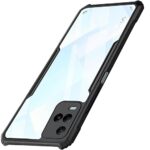 Shock Proof Clear Back Case Mobile Cover for Vivo Y21 | Y21S | Y33s (Hard | Hybrid PC + TPU | Full Armour Device & Camera Protection | Black)