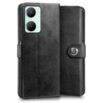 Shock Proof Flip Cover Back Case for Iqoo Z9 Lite | Magnetic Wallet Leather Case with Stand - Image 5