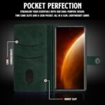 Shock Proof Flip Cover Back Case for Realme Narzo 60 Pro | Magnetic Wallet Leather Case with Stand - Image 5