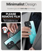 TPU+PC Shock Proof Clear Protective Back Case for 1+ Oneplus Nord Ce 3 5G - Airedge Technology | 360 Degree Camera Protection | Transparent Hybrid Back Case Mobile Cover - Black - Image 5