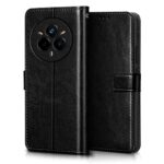 Shock Proof Flip Cover Back Case for Realme 14 Pro Plus 5G | Magnetic Wallet Leather Case with Stand - Image 3