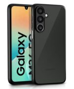 Translucent Hybrid Back Case Cover for Samsung Galaxy M36 5G | Samsung Galaxy F36 5G Smoked Matte Back | Shock Proof 360 Degree Protection | Protective Hard Case ? Matte Black