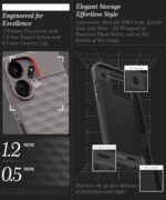 kelpuj Back Cover for Mi Redmi 13C 5G | Redmi 13C 4G | Poco M6 5G | Poco C65 | Hexa Cube Design | Inner Velvet Fabric Soft Case | Matte Silicone Flexible Mobile Case | Camera Protection - Grey - Image 7