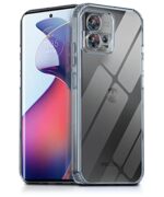 Crystal Clear Transparent Back Case Cover for Motorola Edge 30 Fusion 5G | Full Device & Camera Protection Shockproof TPU | Flexible Silicone Back Cover Case Transparent