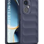 Ultimate Silicon Back Cover Case for 1+ OnePlus Nord CE 3 Lite 5G | Military Grade Drop Protection Shockproof Bumper | Anti-Slip Grip | Scratch Proof Micro-Fibre Cloth Inside (Deep Blue)