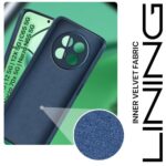 Back Cover for Realme 13 5G | Realme 12 5G | 12X 5G | Narzo 70x 5G | C65 5G | N65 | Slim Soft Rubberised | Inner Velvet Fabric | Silicone Flexible Mobile Case | Camera Protection - Blue - Image 5