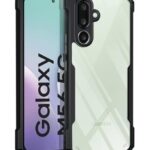 Shock Proof Clear Protective Back Case for Samsung Galaxy M56 5G | Galaxy F56 5G AirEDGE Technology | 360 Degree Camera Protection | Transparent Hybrid Mobile Cover Black