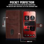 Shock Proof Flip Cover Back Case for 1+ Oneplus 10R 5G | Magnetic Wallet Leather Case with Stand - Image 5