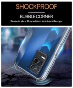 kelpuj Ultra-Hybrid Clear Back Case Cover Designed for Realme Narzo 30 5G | 9 5G | 8 5G | 8s 5G | Sleek Hard Back | Cushion Edge Technology Shockproof Drop & Camera Protection Bump Transparent - Image 7