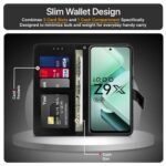 Shock Proof Flip Cover Back Case for Iqoo Z9X 5G | Magnetic Wallet Leather Case with Stand - Image 7