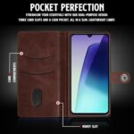 Shock Proof Flip Cover Back Case for Redmi A4 5G | Magnetic Wallet Leather Case with Stand - Image 7