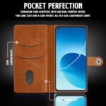 Shock Proof Flip Cover Back Case for Oppo Reno 6 5G | Magnetic Wallet Leather Case with Stand - Image 7