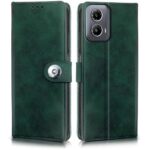 Shock Proof Flip Cover Back Case for Motorola Moto G34 5G | Magnetic Wallet Leather Case with Stand