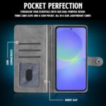 Shock Proof Flip Cover Back Case for Samsung Galaxy A36 5G | Magnetic Wallet Leather Case with Stand - Image 5