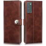 Shock Proof Flip Cover Back Case for Samsung Galaxy S20 Fe 5G | Magnetic Wallet Leather Case with Stand