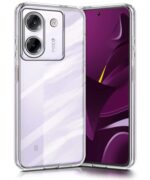 kelpuj Transparent Back Cover Case for Poco M7 Pro 5G | Raised Bumps for Full Device & Camera Protection Shockproof TPU Silicone Back Case Mobile Cover Transparent - Image 5