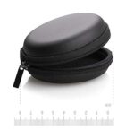 Multipurpose Case Kit for Earphones & Bluetooth Wireless Accessories | Shockproof Protective Mini Pouch for Data Cable and Pen Drives | Pocket Pouch  Black