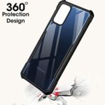 Shock Proof Clear Protective BackCase for REDMI K20 Pro - AirEDGE Technology | 360 Degree Camera Protection | Transparent Hybrid Back Case Mobile Cover for XIAOMI MI REDMI K20 Pro - Black - Image 2