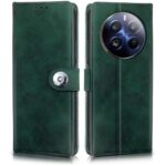 Shock Proof Flip Cover Back Case for Realme 12 Pro 5G | Magnetic Wallet Leather Case with Stand