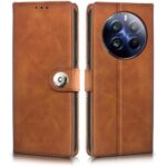 Shock Proof Flip Cover Back Case for Realme 12 Pro | Magnetic Wallet Leather Case with Stand