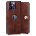 Shock Proof Flip Cover Back Case for Iphone 14 Pro Max | Magnetic Wallet Leather Case with Stand - Image 5