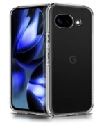 Crystal Clear Transparent Back Case Cover for Google Pixel 9A | Full Device & Camera Protection Shockproof TPU | Flexible Silicone Back Cover Case Transparent