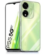 kelpuj Crystal Clear Transparent Back Case Cover for Itel P55 5G | Full Device & Camera Protection Shockproof TPU | Flexible Silicone Back Cover Case Transparent