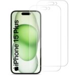 Unbreakable Nano Film Glass Screen Protector for Apple iPhone 15 Plus [ Flexible like a Screen Guard, Harder than a Tempered Glass ]  Pack Of 2