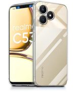 kelpuj Back Cover for Realme Narzo N53 | Realme C53 | Realme C51 | Camera Bump Protection & Inner Velvet Fabric Lining | Ultra Slim Matte Soft Rubberised Case Cover (Pitch Blue)