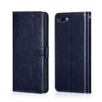 Shock Proof Flip Cover Back Case for Realme C2 | Magnetic Wallet Leather Case with Stand