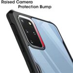 Shock Proof Clear Protective Back Case for Samsung Galaxy A10s | Galaxy M01s - AirEDGE Technology | 360 Degree Camera Protection | Transparent Hybrid Back Case Mobile Cover - Black - Image 7