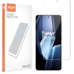 Unbreakable Nano Film Glass Screen Protector for 1+ OnePlus 13R 5G [ Flexible like a Screen Guard, Harder than a Tempered Glass ]  Pack Of 2 - Image 5