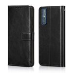 Shock Proof Flip Cover Back Case for Vivo V15 Pro | Magnetic Wallet Leather Case with Stand