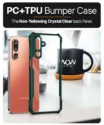 Shock Proof Clear Protective Back Case for Samsung Galaxy M36 5G | Samsung Galaxy F36 5G | 360 Degree Camera Protection | Transparent Hybrid Back Case Mobile Cover - Green - Image 7