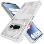 Transparent Back Case Cover for Nothing Phone 3a 5G | Shockproof Mobile Cover | Anti-Slip Grip | Raised Bumps for Full Device & Camera Protection | Soft TPU Silicone Case Transparent