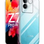 Crystal Clear Transparent Back Case Cover for iQOO Z7 Pro | Vivo T2 Pro 5G | Full Device & Camera Protection Shockproof TPU | Flexible Silicone Back Cover Case Transparent