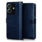 Shock Proof Flip Cover Back Case for Realme Narzo N61 | Magnetic Wallet Leather Case with Stand - Image 3