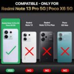 Shock Proof Flip Cover Back Case for Xiaomi Mi Redmi Note 13 Pro 5G | Magnetic Wallet Leather Case with Stand - Image 3