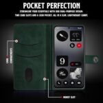 Shock Proof Flip Cover Back Case for Nothing Cmf Phone 1 | Magnetic Wallet Leather Case with Stand - Image 7