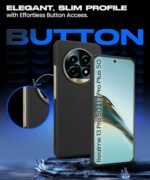 kelpuj Slim Frameless Back Cover for Realme 13 Pro 5G | Realme 13 Pro Plus 5G | Soft Matte Silicone Flexible Mobile Case & Camera Protection | Ultra Thin Lightweight Design (Black) - Image 7