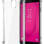 Crystal Clear Transparent Back Case Cover for Samsung Galaxy J4 | Full Device & Camera Protection Shockproof TPU | Flexible Silicone Back Cover Case Transparent