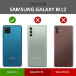 Shock Proof Flip Cover Back Case for Samsung Galaxy F12 | Magnetic Wallet Leather Case with Stand - Image 2