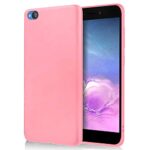 TPU Shock Proof Ultra Thin Matte Anti Slip Soft Back Cover with Camera Protection Bump for Xiaomi Mi Redmi GO (Baby Pink)