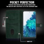 Shock Proof Flip Cover Back Case for Samsung Galaxy S20 Fe 5G | Magnetic Wallet Leather Case with Stand - Image 7