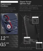 Back Cover for iQOO Z10R 5G | Vivo V50 5G | V50e 5G | V50 Elite Edition with Hexa Cube Design | Ultra Slim Soft Case | Inner Velvet Fabric | Silicone Flexible Mobile Case  Blue - Image 7