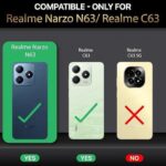 Shock Proof Flip Cover Back Case for Realme Narzo N63 | Magnetic Wallet Leather Case with Stand - Image 2