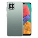 Transparent Back Case Cover for Samsung Galaxy M33 5G | Full Device & Camera Protection Shockproof TPU Silicone Back Cover Case Transparent