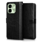 Shock Proof Flip Cover Back Case for Iqoo Z9X 5G | Magnetic Wallet Leather Case with Stand - Image 5